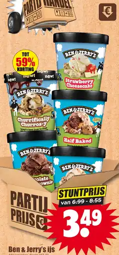 Dirk Ben & Jerry's ijs aanbieding
