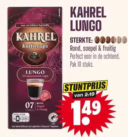 Dirk Kahrel lungo aanbieding