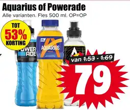 Dirk Aquarius of Powerade aanbieding