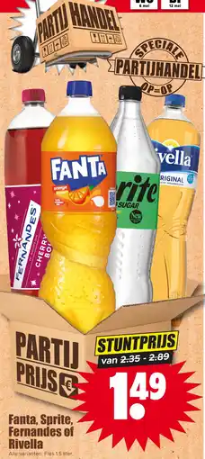 Dirk Fanta, Sprite, Fernandes of Rivella aanbieding