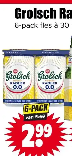 Dirk Grolsch Radler aanbieding