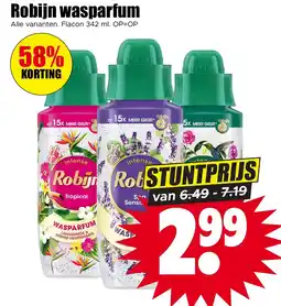 Dirk Robijn wasparfum aanbieding
