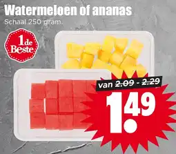 Dirk Watermeloen of ananas aanbieding
