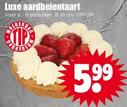 Dirk Luxe aardbeientaart aanbieding
