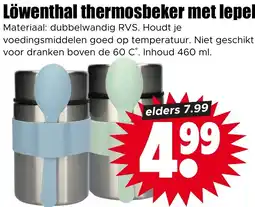 Dirk Löwenthal thermosbeker met lepel aanbieding