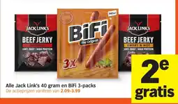 Albert Heijn Alle Jack Link's en BiFi aanbieding