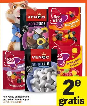 Alle Venco en Red Band stazakken