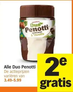 Albert Heijn Alle Duo Penotti aanbieding