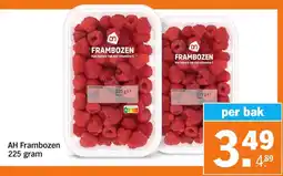 Albert Heijn AH Frambozen aanbieding