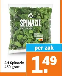 Albert Heijn AH Spinazie aanbieding