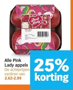 Albert Heijn Alle Pink Lady Appels aanbieding