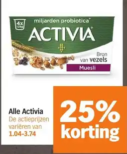Albert Heijn Alle Activia aanbieding