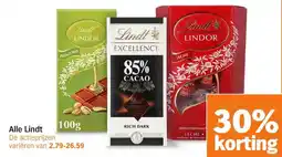 Albert Heijn Alle Lindt aanbieding