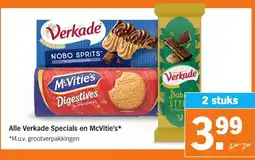 Albert Heijn Alle Verkade Specials en McVitie's aanbieding