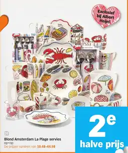 Albert Heijn Blond Amsterdam La Plage servies aanbieding