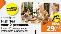 Albert Heijn High Tea voor 2 personen aanbieding