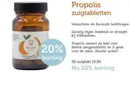 De Rode Pilaren Propolis zuigtabletten aanbieding