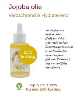 De Rode Pilaren Jojoba olie aanbieding