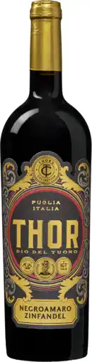 Wijnvoordeel Thor Negroamaro Zinfandel aanbieding