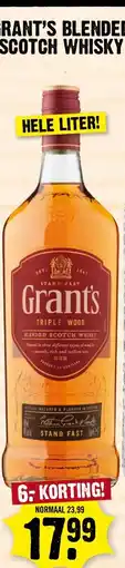 Dirk Grant's blended scotch whisky aanbieding