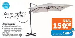 Albert Heijn Zweefparasol aanbieding