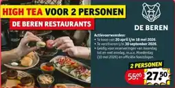 Kruidvat High Tea voor 2 personen aanbieding