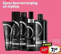 Kruidvat Syoss haarverzorging en styling aanbieding