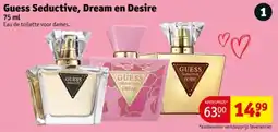 Kruidvat Guess Seductive, Dream en Desire aanbieding