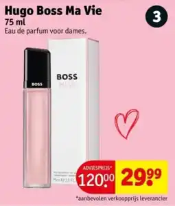 Kruidvat Hugo Boss Ma Vie aanbieding