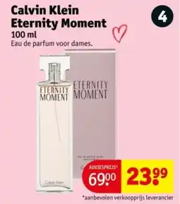 Kruidvat Calvin Klein Eternity Moment aanbieding