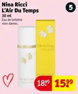 Kruidvat Nina Ricci L'Air Du Temps aanbieding