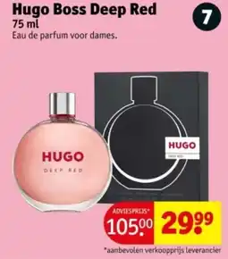 Kruidvat Hugo Boss Deep Red aanbieding