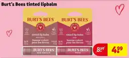 Kruidvat Burt's Bees tinted lipbalm aanbieding