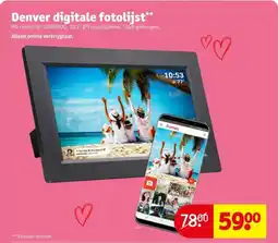Kruidvat Denver digitale fotolijst aanbieding