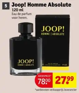 Kruidvat Joop! Homme Absolute aanbieding