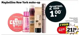 Kruidvat Maybelline New York make-up aanbieding