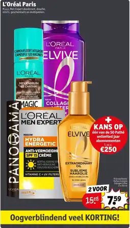 Kruidvat L'Oréal Paris aanbieding