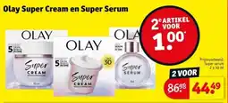 Kruidvat Olay Super Cream en Super Serum aanbieding