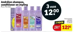 Kruidvat Andrélon Shampoo, Conditioner en Styling aanbieding