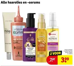 Kruidvat Alle Haarolies en Serums aanbieding