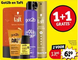 Kruidvat Got2b en Taft aanbieding