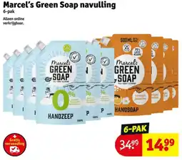 Kruidvat Marcel's Green Soap navulling aanbieding