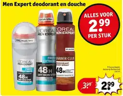 Kruidvat Men Expert deodorant en douche aanbieding