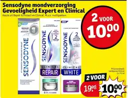 Kruidvat Sensodyne mondverzorging Gevoeligheid Expert en Clinical aanbieding