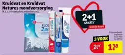Kruidvat Kruidvat en Kruidvat Natures Mondverzorging aanbieding