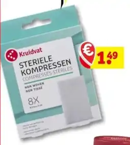 Kruidvat Kruidvat Steriele Kompressen aanbieding