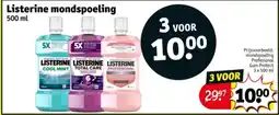 Kruidvat Listerine Mondspoeling aanbieding