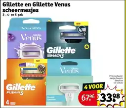 Kruidvat Gillette en Gillette Venus Scheermesjes aanbieding