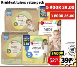 Kruidvat Kruidvat Luiers Value Pack aanbieding
