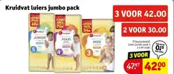 Kruidvat Kruidvat luiers jumbo pack aanbieding